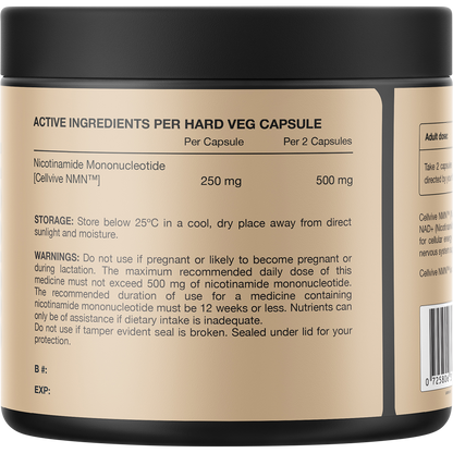 Switch Nutrition NMN Cellvive Nicotinamide Mononucleotide 60 Caps