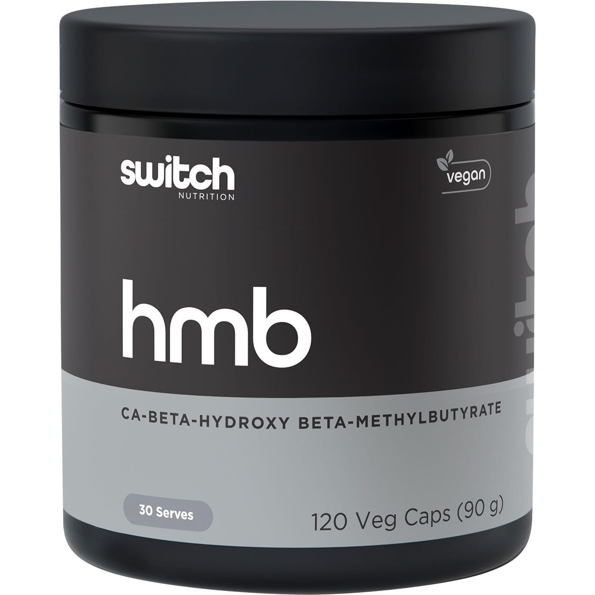 Switch Nutrition HMB Ca-Beta-Hydroxy Beta-Methylbutyrate 120 Caps
