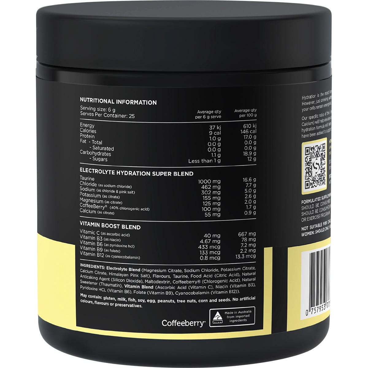 Switch Nutrition Hydrate Electrolytes No Added Sugar Orange Crush 150g