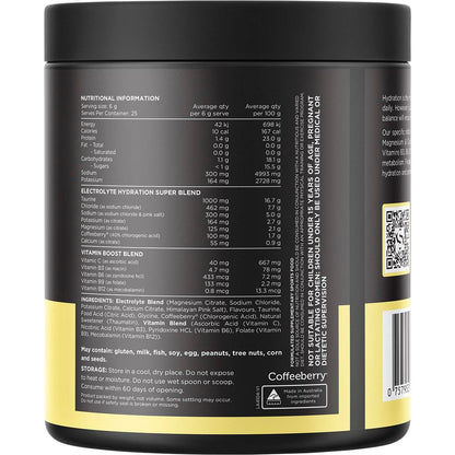 Switch Nutrition Hydrate Electrolytes No Added Sugar Mango Passionfruit 150g