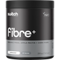 210g tub of Switch Nutrition Fibre+ Unflavoured prebiotic supplement with a white and blue label.