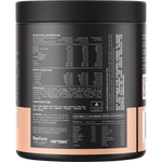 Back of the 250g Switch Nutrition Hydrolysed Collagen Protein Unflavoured tub showing nutrition and ingredient details.
