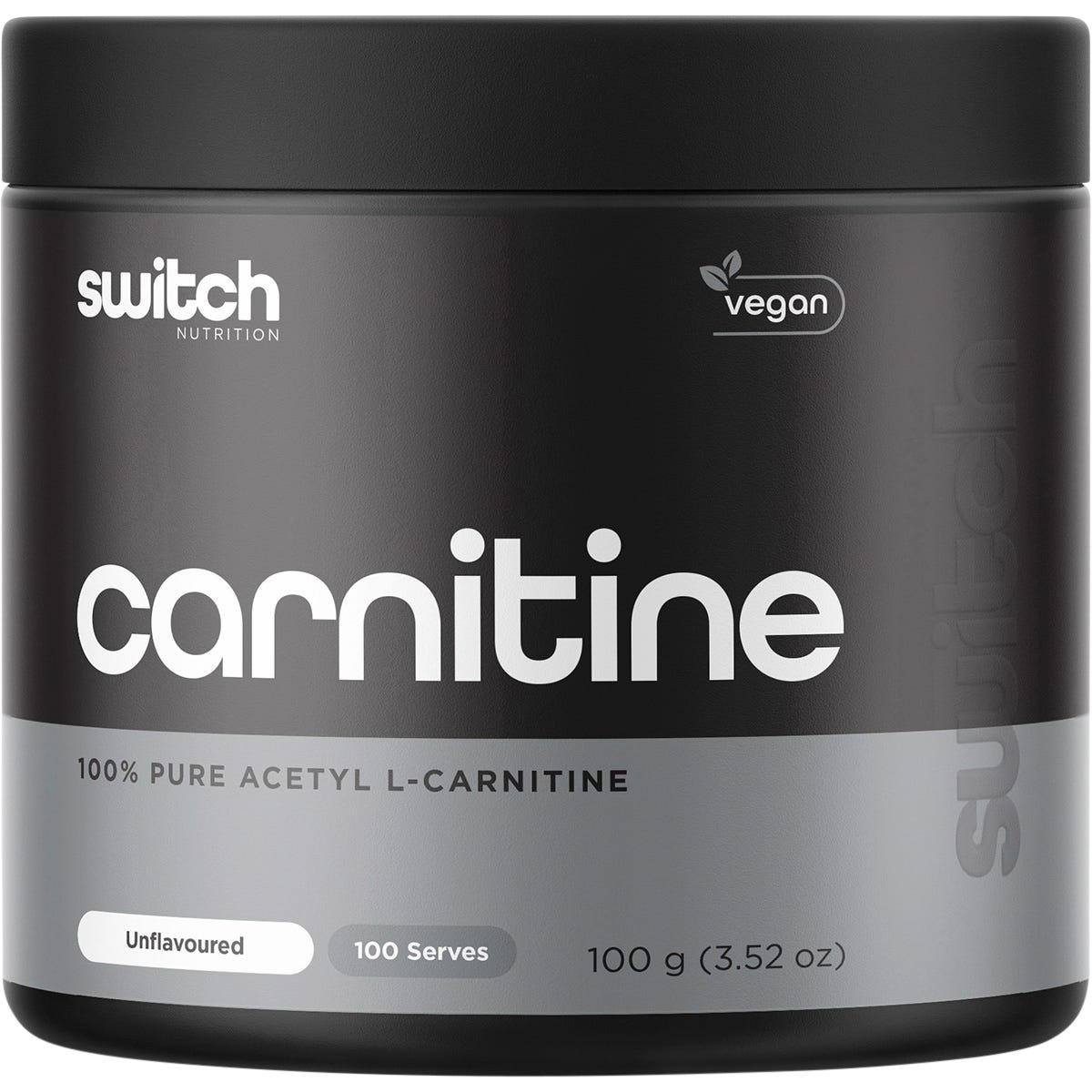 Switch Nutrition Carnitine 100% Pure Acetyl L-Carnitine Unflavoured 100g