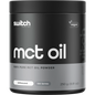 250g tub of Switch Nutrition 100% Pure MCT Oil Powder, unflavoured, for energy and mental clarity.