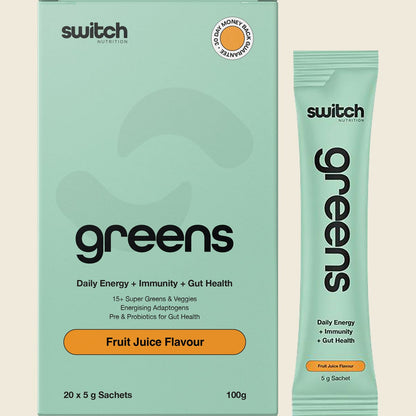 Switch Nutrition Greens Sachets Fruit Juice 20x5g