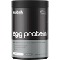 Switch Nutrition Egg White Protein Powder Unflavoured 300g tub with a white label and grey botanical patterns.