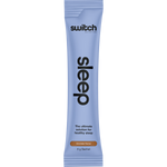 Front of Switch Nutrition Sleep Magnesium Chocolate sachet showing ingredients and key benefits on a white background.