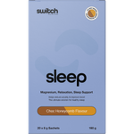 Switch Nutrition Sleep Magnesium Choc Honeycomb 8g sachet for relaxation and recovery.