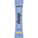 Side view of Switch Nutrition Sleep Magnesium box highlighting benefits like deep sleep and muscle recovery.