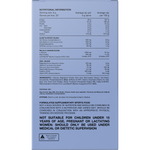 Back of Switch Nutrition Sleep Magnesium Lemon Squash box with nutrition facts, ingredients, and usage directions.