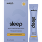 Box of 20 Switch Nutrition Sleep Magnesium Salted Caramel sachets with a single 8g packet shown in front.