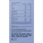 Back of Switch Nutrition Sleep+ Tropical Fruit box with nutrition facts, ingredients list, and directions for use.