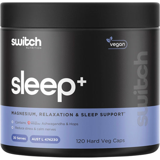Switch Nutrition Sleep+ Magnesium 120 Caps