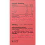Back of Switch Nutrition Red Raspberry Creatine box with nutrition facts, ingredients, and usage directions.