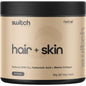 Switch Nutrition Hair + Skin GHK-Cu, Hyaluronic Acid, Marine Collagen 60 Caps