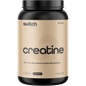 1kg tub of Switch Nutrition Creatine 100% Pure Micronized Monohydrate Unflavoured on a white background.