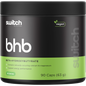 90 capsules of Switch Nutrition BHB Beta-Hydroxybutyrate exogenous ketones in a white and blue bottle.