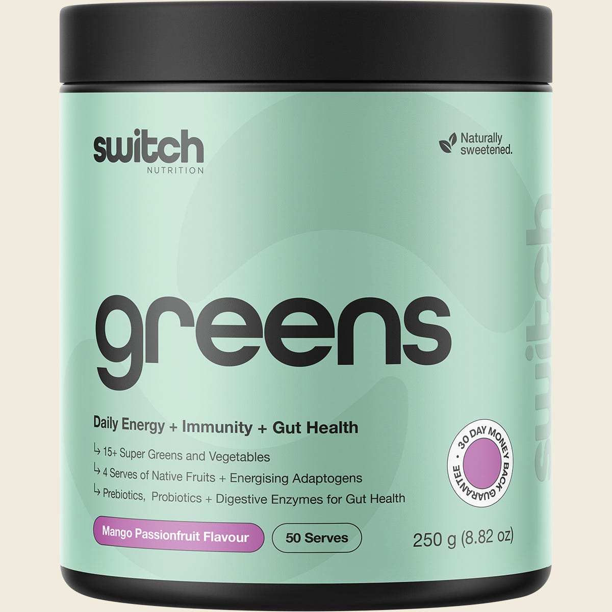 Switch Nutrition Greens Mango Passionfruit 250g