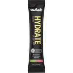 Side view of a Kiwi Watermelon Switch Nutrition Perform Hydrate box showing key benefits and a sugar-free label.
