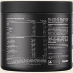 Back of Switch Nutrition Multi-Mag Perform Mango Passionfruit 150g tub showing nutritional panel and ingredients.