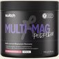 150g tub of Switch Nutrition Multi-Mag Perform Watermelon magnesium powder on a white background.