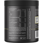 Back of a Kiwi Watermelon Switch Nutrition Perform Hydrate tub showing nutritional information and ingredients.