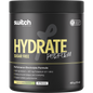 425g tub of Switch Nutrition Perform Hydrate sugar-free lemon lime electrolyte powder.