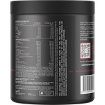 Back of Raspberry Lemonade Switch Nutrition Perform Power 420g tub showing nutritional info and ingredients.