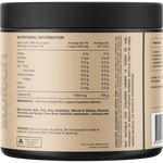 Back of Switch Nutrition Creatine HCL 240 capsules pack with ingredients, nutrition facts, and usage directions.