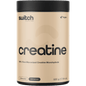 500g tub of Switch Nutrition Creatine 100% Pure Monohydrate Unflavoured powder on a white background.