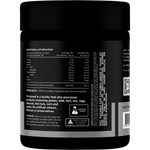 Back of Switch Nutrition NMN Pure 30g tub showing ingredients, directions, and nutritional information.