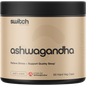 Bottle of Switch Nutrition Ashwagandha KSM-66 with 60 vegan capsules for stress and recovery.