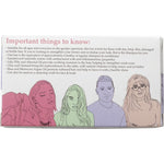 Back of Shampoo With A Purpose Dry or Damaged Hair bar packaging with ingredients and usage instructions.