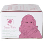 Left side of a Shampoo With A Purpose Volume bar box highlighting its natural and eco-friendly ingredients.