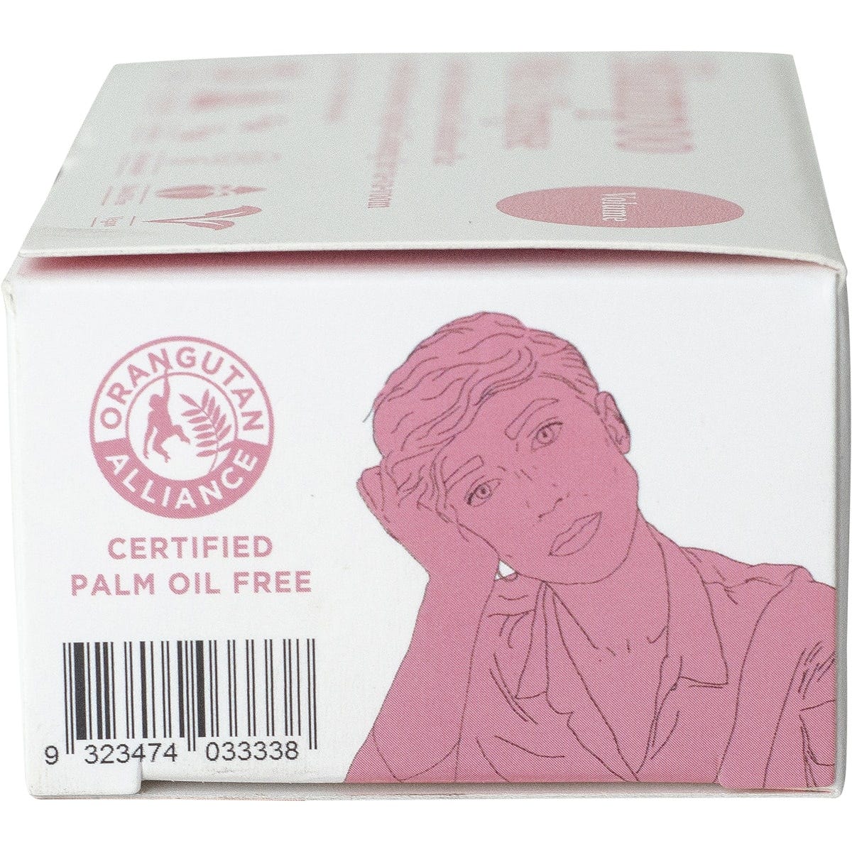 Right side of a Shampoo With A Purpose Volume bar box detailing product benefits and plastic-saving statistics.