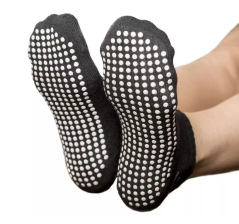 Socks SafeFeet Pair XXL Non-Slip Black