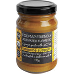 170g jar of The Broth Sisters Activated Turmeric and Ginger Paste with MCT oil on a white background.