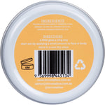 Back of Thrive Tallow Original Tallow Balm 70ml jar with ingredients, benefits, and botanical illustrations.