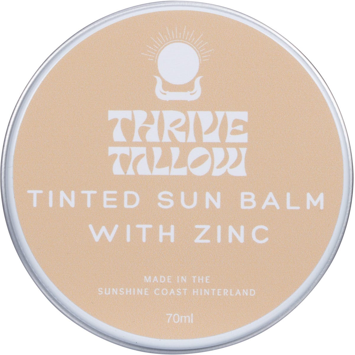 Thrive Tallow Tinted Sun Balm with Zinc 70ml