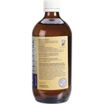 Right side of a T.J. Clark Colloidal Minerals 500ml bottle showing a list of minerals and nutritional information.