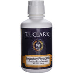 474ml bottle of T.J. Clark Colloidal Minerals Legendary Phytogenic with a white and gold label.