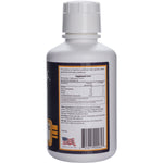 Back of T.J. Clark Colloidal Minerals 474ml bottle with ingredients, directions, and nutritional information.