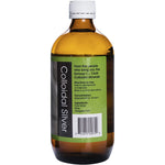 Back of T.J. Clark Colloidal Silver 500ml bottle with directions, ingredients, and product information.