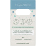 Side view of a Tooshies Pure Water Baby Wipes 4-pack value box highlighting its 100% plastic-free and biodegradable features.