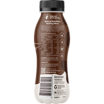 Back view of a 400ml plastic bottle of Grapeseed Milk with a black cap, showing nutrition facts, ingredients, and a barcode on a white background.