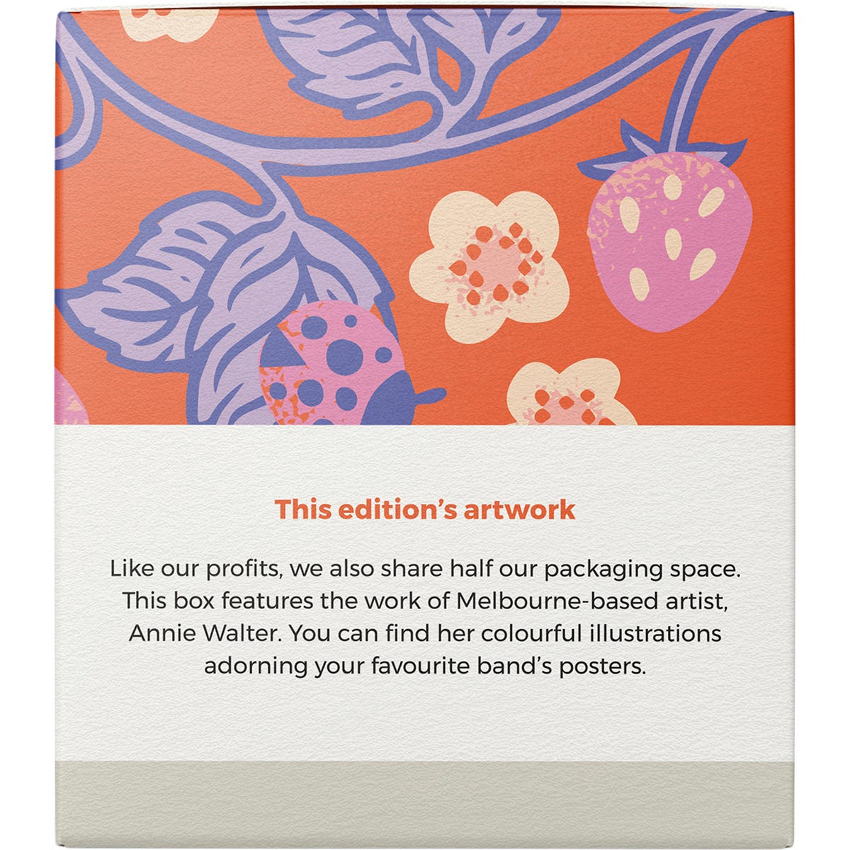 Left side of a Tsuno Natural Bamboo Pads 30-pack box highlighting product benefits and sustainable materials.