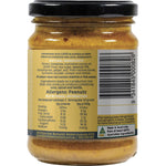 Right side of Turban Chopsticks Satay Peanuts 240g jar showing nutritional facts and a barcode on a white background.