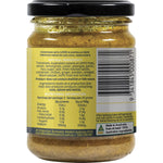 Right side of Turban Chopsticks Yellow Curry Paste 240g jar highlighting product features and dietary labels.