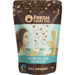 The Fresh Chai Co. 125g bag of Caffeine Free Blend Honey Soaked Chai with rooibos, ginger, and turmeric.