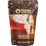 The Fresh Chai Co. Chocolate Blend 125g bag of honey soaked chai with organic spices and raw cacao.